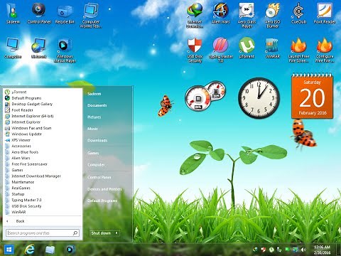 Windows 7 Aero Blue Lite Edition 2016 Live Preview