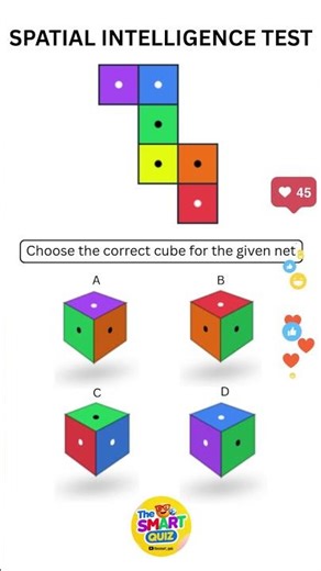 Can Your Brain Handle This Cube? #spatialreasoning #test #mindbendingquiz