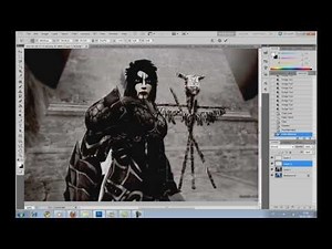 Tutorial Photoshop Corpse Paint - BLACK METAL -