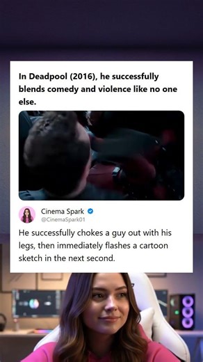 Deadpool 2016 The Unique Blend of Violence Choking and Comedy Cartoon Sketch