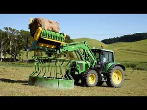 Chainless X2000 & X2400 round and square bale feeders