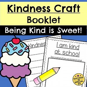 Kindness Craft Booklet Activity for Elementary Social Emotional Learning