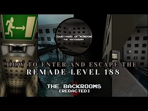 How to ENTER and ESCAPE Level 188 in Roblox Backrooms [REDACTED]