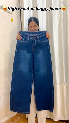 Trending baggy jeans under under 700😻#meeshohaul #jeanshaul #baggyjeans #savanajeans #highwaistjean