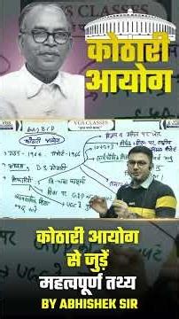 कोठारी आयोग से जुड़ें महत्वपूर्ण तथ्य #shorts #shortsfeed #shorts