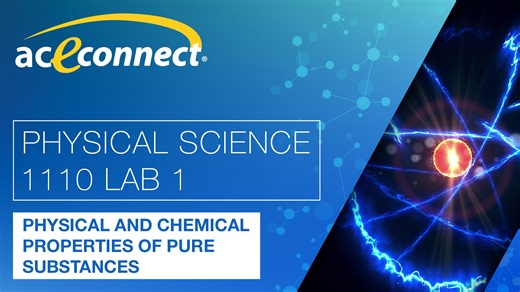 Physical Science 1110 Lab 1 || Physical and Chemical Properties of Pure Substances