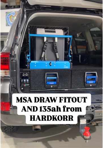 MSA Draw Fitout for 200 Series 4x4 Camping