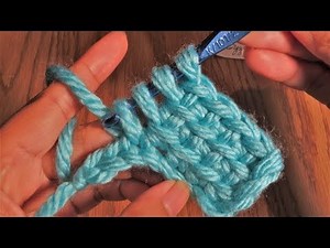 Crochet 3 Rows Of Single Crochet At The Same Time | Linked Treble