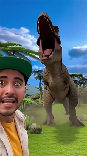 🦖 ¡Nacho se enfrenta a un T-Rex en la prehistoria! 🕰️ ¡No te pierdas esta épica aventura!
