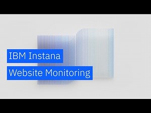 How to Achieve Website Monitoring with Instana