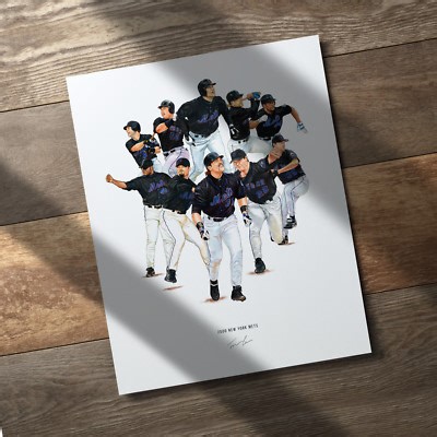 2000 New York Mets World Series Collage Poster Baseball 8x10 Print Art  | eBay