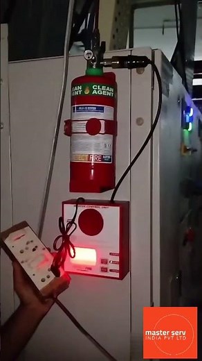 ELECTRICAL control panels Fire protection by clean agent