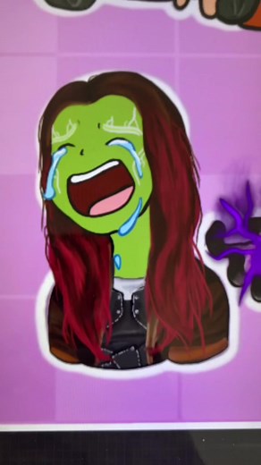 Drawing Marvel Characters Pt 29 - Guardians of the Galaxy Gamora