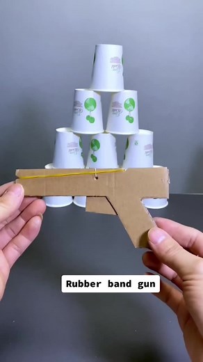 DIY Rubber Band Gun: Easy Cardboard Craft