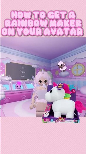 how to get a RAINBOW MAKER on your Roblox avatar #adoptmeroblox #adoptme #roblox #kawaii #cutecore