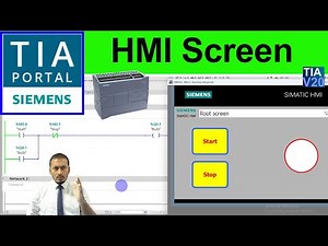 TIA Portal Tutorial: How to Create HMI Screen Step by Step complete guide