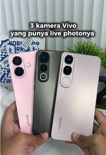 Buat kalian yang sering nanyain “Kak ada live photonya gak?” Ini nih beberapa hp Vivo yang udah ada gitu live photonya.🤩 kira-kira tipe apa lagi ya yang udah ada live photonya? Coba comment 👉🏻 #Vivo #style #livephoto #handphone #VivoAuthorizedBanten