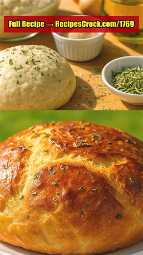 Crockpot Bread Recipe Ingredients: 3 cups all-purpose flour 1 packet (2 1/4 teaspoons) active dry yeast 1 teaspoon salt 1 1/2 cups warm water 2 tablespoons olive oil Optional: Toppings like herbs, seeds, or cheese FuII Recıpe in Fırsτ Coʍmеոτ 👇 Enjoy ❤️👇 | Tasty Recipes Crock