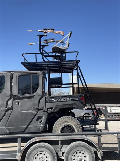 Polaris High Rack Build for Coyote Hunting
