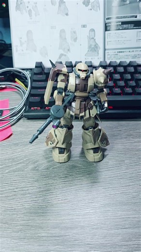 model no. 43 HG(UC) MS-06GD Zaku-II High Mobility Surface Type (Danan) #gundam #gunpla #hobby