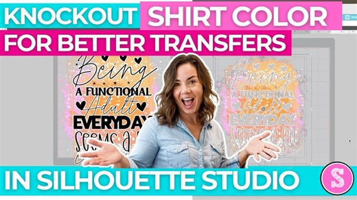 Learn low to Knock Out or remove the Shirt Color in Silhouette Studio | Save Ink & Make Better Transfers | Silhouette School 😍 Stop wasting ink and make transfers that feel better, stretch more, and last longer! 👇 SHOP Silhouette Studio Business Edition: https://www.awin1.com/cread.php?awinmid=86799&awinaffid=2029521&clickref=Business Edition&ued=https://www.swingdesign.com/collections/silhouette-software-instant-codes-physical-cards/products/silhouette-cameo-license-code-for-studio-business-e