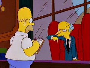 S07E17 - Homer Taking Notes on His Smithers Duties