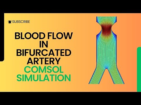 Blood Flow in a Stenosed Bifurcated Artery | COMSOL Simulation 2D