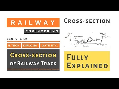 Cross-section of Railway Track | Lecture - 10 | Railway Engineering | SSC JE | RBT