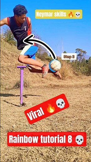 Football Skills Tutorial Step by Step | Rainbow Skill #neymar #soccerskills #footballskills #skills