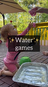 11K views · 110 reactions | We love fancy water toys as much as you all, but let’s be real, we don’t always need all the bells and whistles 珞 A pan, sponges, pom poms, paper, or even just running water can turn into the best kind of play. In fact, water games with no toys might be the secret sauce for building imagination ✨ #watergames #babyplay #babywaterplay #sensorygames | Sasha Mints | Facebook