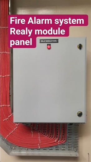 Fire Alarm system Realy module panel termination.......!