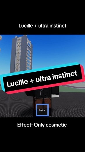 Lucille Ultra Instinct Synergy in Item Asylum on Roblox