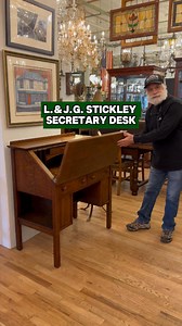 Check out this wonderful L.&J.G. Stickley quarter sawn oak Craftsman secretary desk available for sale! This is in beautiful restored condition with key. DM or call to purchase! 📍 Olde Good Things, 333 W 52nd St, New York NY 10019 🚛 Shipping available worldwide 📐38 in. W x 39 in. H x 21 in. D #craftsman #stickley #secretarydesk #desk #antiquefurniture | Olde Good Things