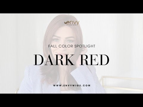 Dark Red - Fall Color Spotlight | Envy Wigs Joy