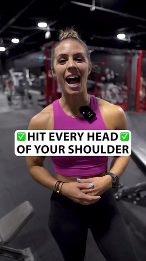 88K views · 878 reactions | How to train every head of your shoulders! For front (anterior) delt  front raises For middle (lateral) delt  lateral raises For rear (posterior) delt  rear delt flys ( IG: @nikkieystott ) | Bodybuilding.com | Facebook