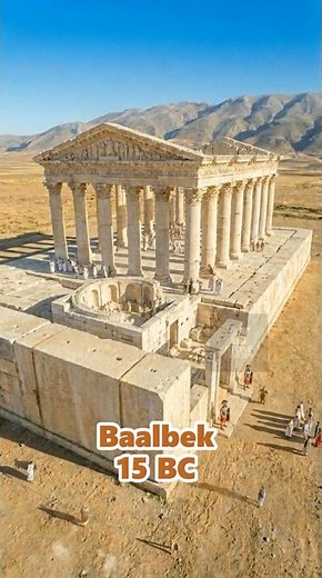 800 Tonnes. Nobody Knows How They Moved It. Baalbek in 30 Seconds 🏛️