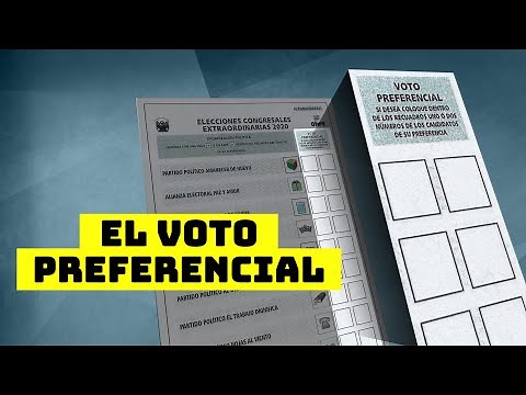 ¿Qué es el voto preferencial y cómo funciona? | ABC Electoral | El Comercio | VideosEC