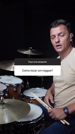 COMO TOCAR REAGGE NA BATERIA Um padrão fácil para aprender e já sair tocando. #bateranaigreja #bateria #drummer #aulasdebateria #drums #drumset #baterista