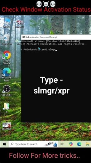 Check Windows Activation Status in 2 Seconds Flat