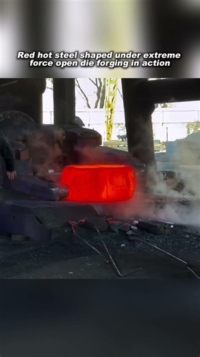 Open Die Forging Under Extreme Heat and Pressure