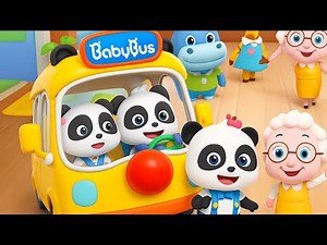 "Baby Bus Shopping and School Adventure Story"Baby bus ‪@babybuskidscartoon-k7g‬