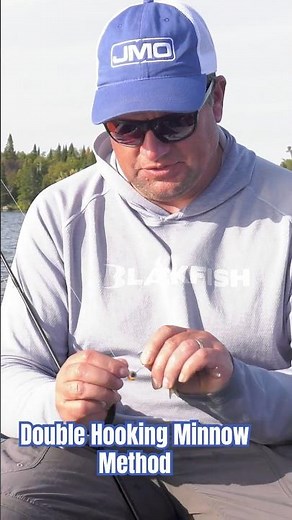 Double Hook Your Minnow for Way More Durability #walleyefishing