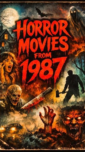 1987 Horror Was Truly TERRIFIYING🔥| Pure 80s Cinema | Horror Movies of 1987 😱🎞️ #shorts