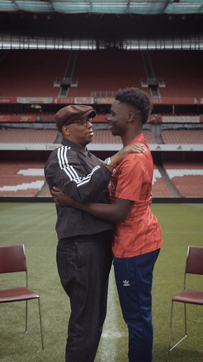 A beautiful day ♥️ @bukayosaka87. Full interview on the club's channels @arsenal | Ian Wright