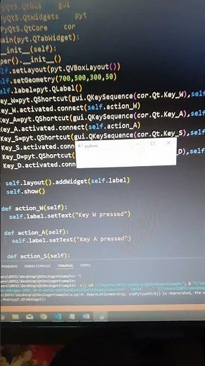 Python | 'PyQt5 - QShortcut' | CodeLearning