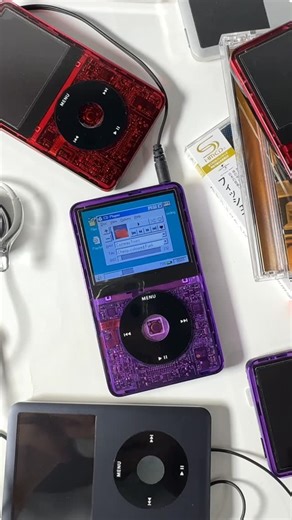 pixelmods on Instagram: "New transparent builds, some beautiful custom themes and modded hardware with upgraded 128 gb storage and batteries triple the original capacity 😮‍💨🧃 Ipod classic 5th, 6th and 7th gens coming to our shop on October 25th 🔖 Stay tuned not to miss it 🪴 #apple #ipod #ipodclassic #nostalgia #y2k #2000s #aphextwin #retro #japan"