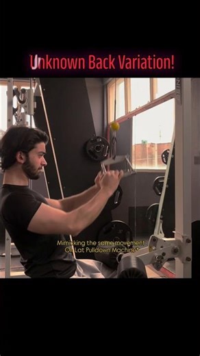 People Don't Know ABOUT THIS BACK VARIATION! 🔥🗿#backday #bodybuilding #biomechanics #gymhacks