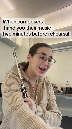 Why do they expect us to know every modern technique? I’m sorry, I’m still trying to survive a double flat—now you want me to micro-double-flat a quarter-tone run downward? #flute #woodwind #flutetok #musiciantstok #bandkids