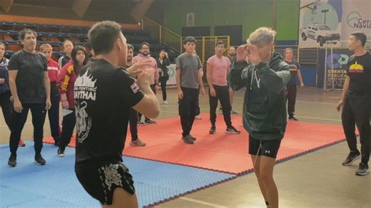 Fifty members of the LGBTQ community in Chile's capital Santiago receive free lessons in self-defense from Muay Thai martial artists to help them protect them against potential hate incidents. | AFP News Agency