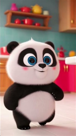 Panda Finds a Giant Pizza 😱🍕 | Funny Panda Shorts #shorts